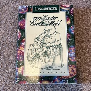 1997 Longaberger Limited Edition Easter Cookie Mold